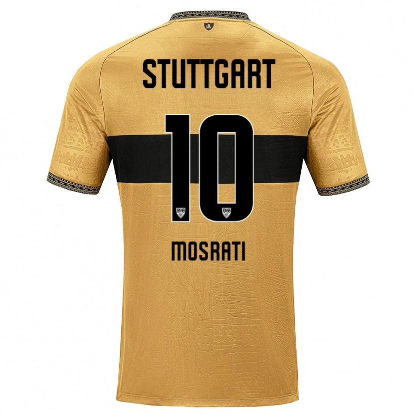 Danxen Donna Maglia Malik Mosrati #10 Marrone Nero Bianco Kit Gara Away 2026/27 Maglietta