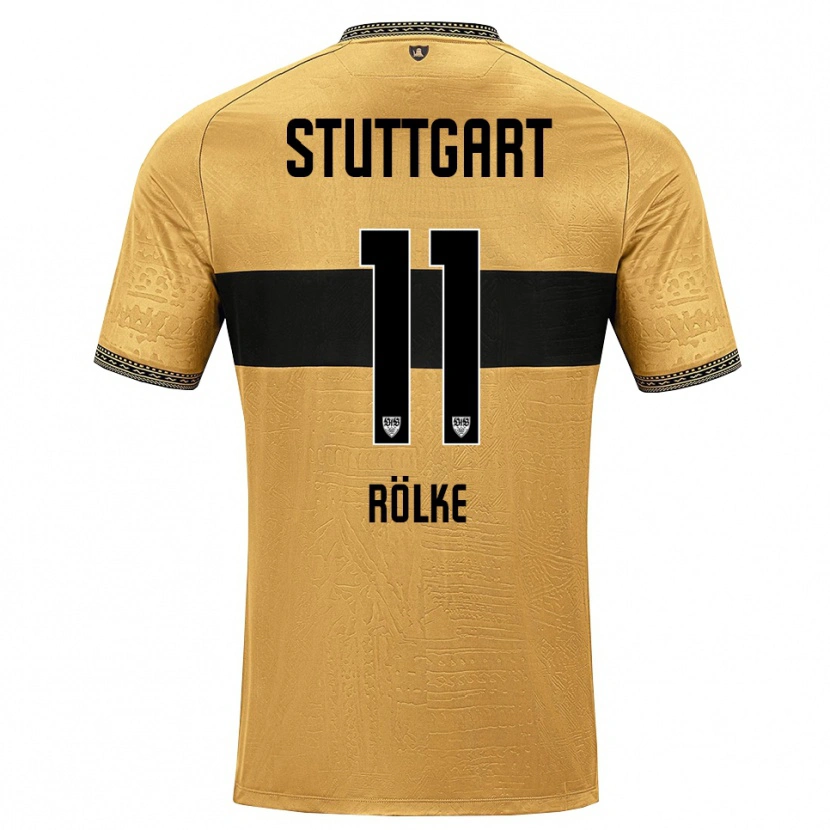 Danxen Donna Maglia Oliver Rölke #11 Marrone Nero Bianco Kit Gara Away 2026/27 Maglietta