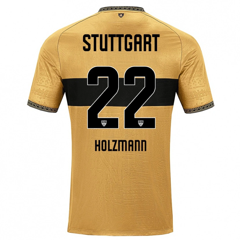 Danxen Donna Maglia Lucas Holzmann #22 Marrone Nero Bianco Kit Gara Away 2026/27 Maglietta