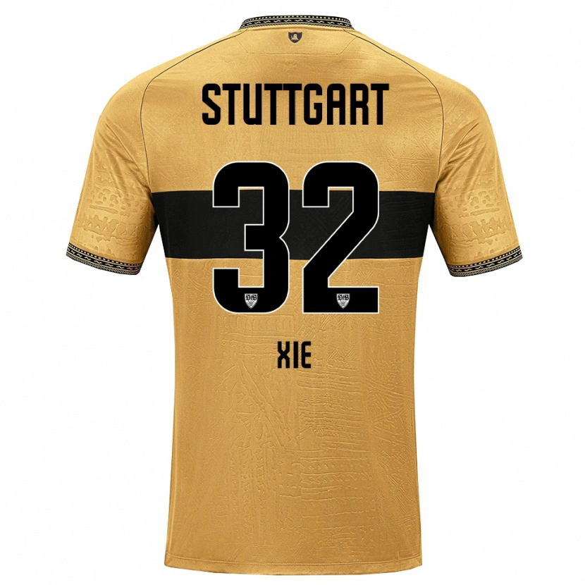 Danxen Donna Maglia Alexander Xie #32 Marrone Nero Bianco Kit Gara Away 2026/27 Maglietta