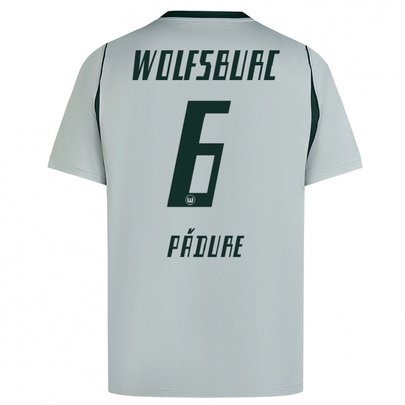 Danxen Donna Maglia Matei Pădure #6 Grigio Verde Kit Gara Away 2026/27 Maglietta