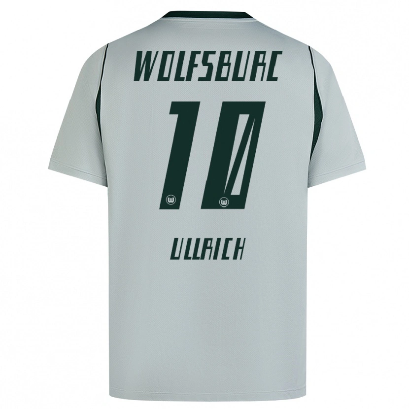Danxen Donna Maglia Pepe Ullrich #10 Grigio Verde Kit Gara Away 2026/27 Maglietta
