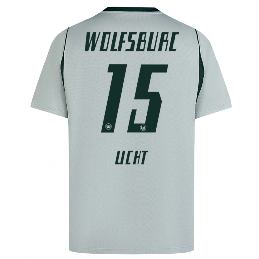 Danxen Donna Maglia Philipp Licht #15 Grigio Verde Kit Gara Away 2026/27 Maglietta