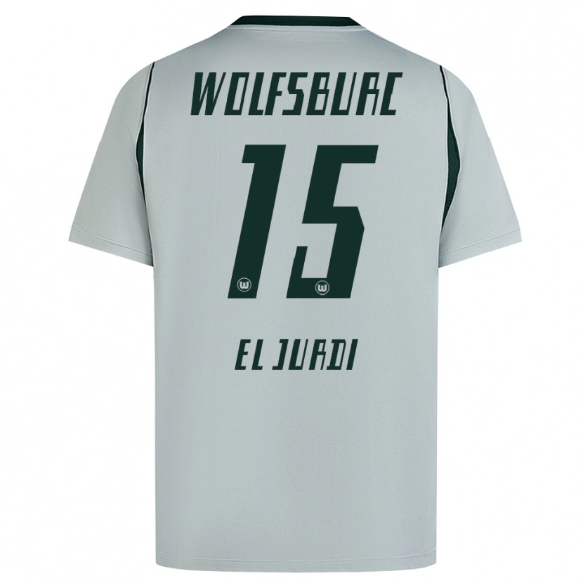 Danxen Donna Maglia Joud El Jurdi #15 Grigio Verde Kit Gara Away 2026/27 Maglietta