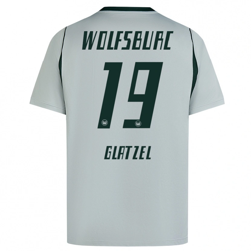 Danxen Donna Maglia Robert Glatzel #19 Grigio Verde Kit Gara Away 2026/27 Maglietta