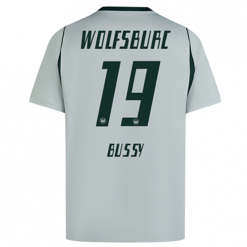 Danxen Donna Maglia Kessya Bussy #19 Grigio Verde Kit Gara Away 2026/27 Maglietta