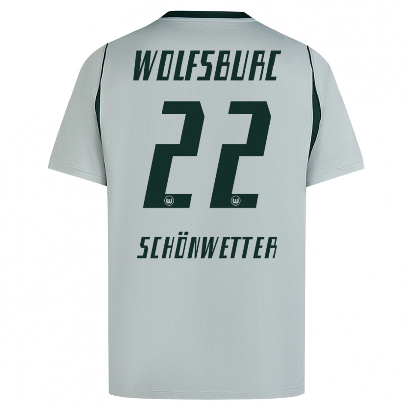 Danxen Donna Maglia Christina Schönwetter #22 Grigio Verde Kit Gara Away 2026/27 Maglietta