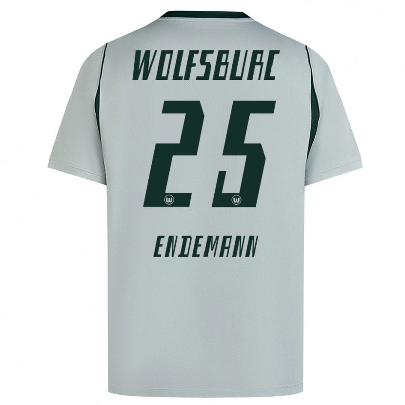 Danxen Donna Maglia Vivien Endemann #25 Grigio Verde Kit Gara Away 2026/27 Maglietta