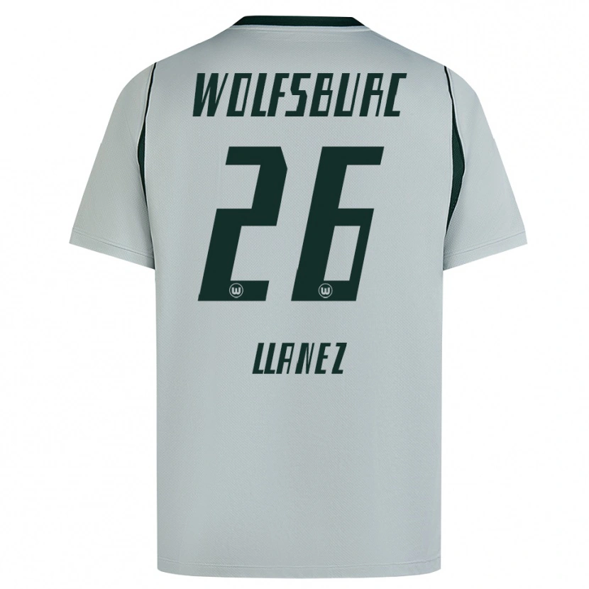 Danxen Donna Maglia Ulysses Llanez #26 Grigio Verde Kit Gara Away 2026/27 Maglietta