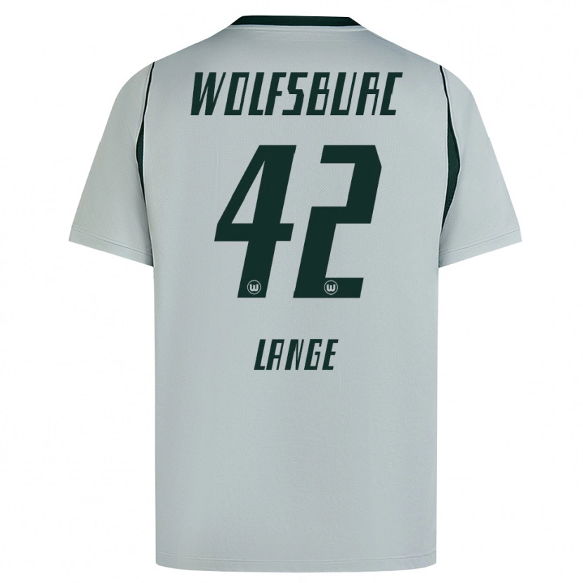 Danxen Donna Maglia Felix Lange #42 Grigio Verde Kit Gara Away 2026/27 Maglietta