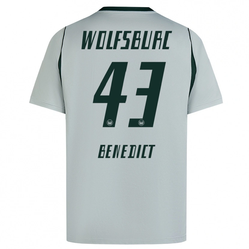 Danxen Donna Maglia Trevor Benedict #43 Grigio Verde Kit Gara Away 2026/27 Maglietta