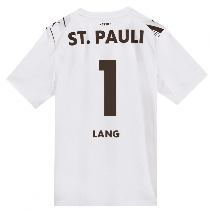 Danxen Donna Maglia Christoph Lang #1 Caffè Bianco Rosso Kit Gara Away 2026/27 Maglietta