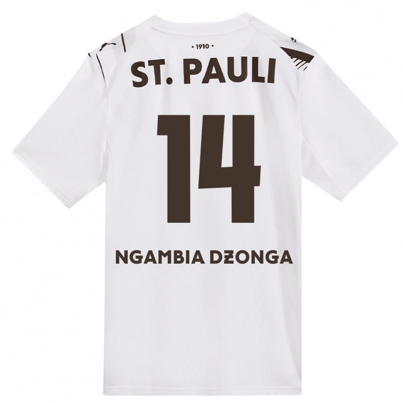 Danxen Donna Maglia Sisco Ngambia #14 Caffè Bianco Rosso Kit Gara Away 2026/27 Maglietta