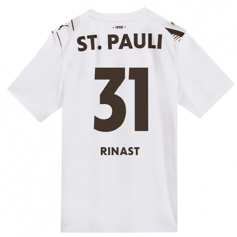 Danxen Donna Maglia Rachel Rinast #31 Caffè Bianco Rosso Kit Gara Away 2026/27 Maglietta