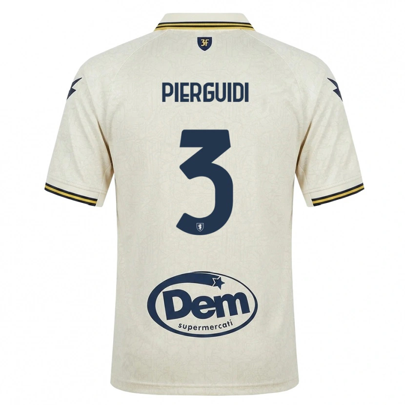 Danxen Donna Maglia Vittorio Pierguidi #3 Oldlace Giallo Nero Kit Gara Away 2026/27 Maglietta