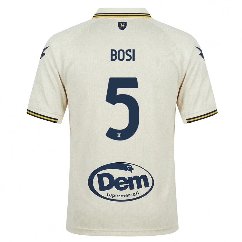 Danxen Donna Maglia Giorgio Bosi #5 Oldlace Giallo Nero Kit Gara Away 2026/27 Maglietta