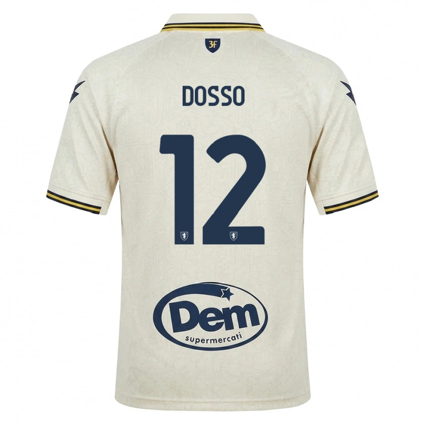 Danxen Donna Maglia Aboubaka Dosso #12 Oldlace Giallo Nero Kit Gara Away 2026/27 Maglietta