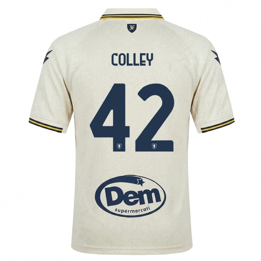 Danxen Donna Maglia Muhammed Colley #42 Oldlace Giallo Nero Kit Gara Away 2026/27 Maglietta