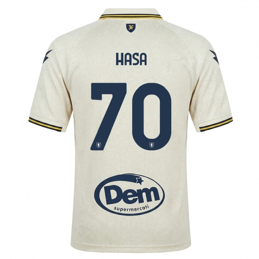 Danxen Donna Maglia Luis Hasa #70 Oldlace Giallo Nero Kit Gara Away 2026/27 Maglietta