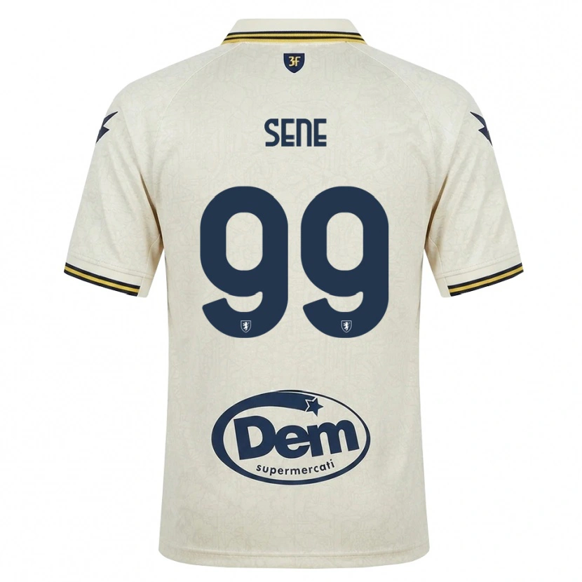 Danxen Donna Maglia Fallou Sene #99 Oldlace Giallo Nero Kit Gara Away 2026/27 Maglietta