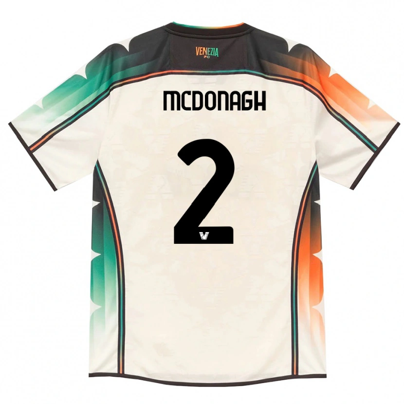 Danxen Donna Maglia Oisin Mcdonagh #2 Oldlace Arancio Verde Kit Gara Away 2026/27 Maglietta