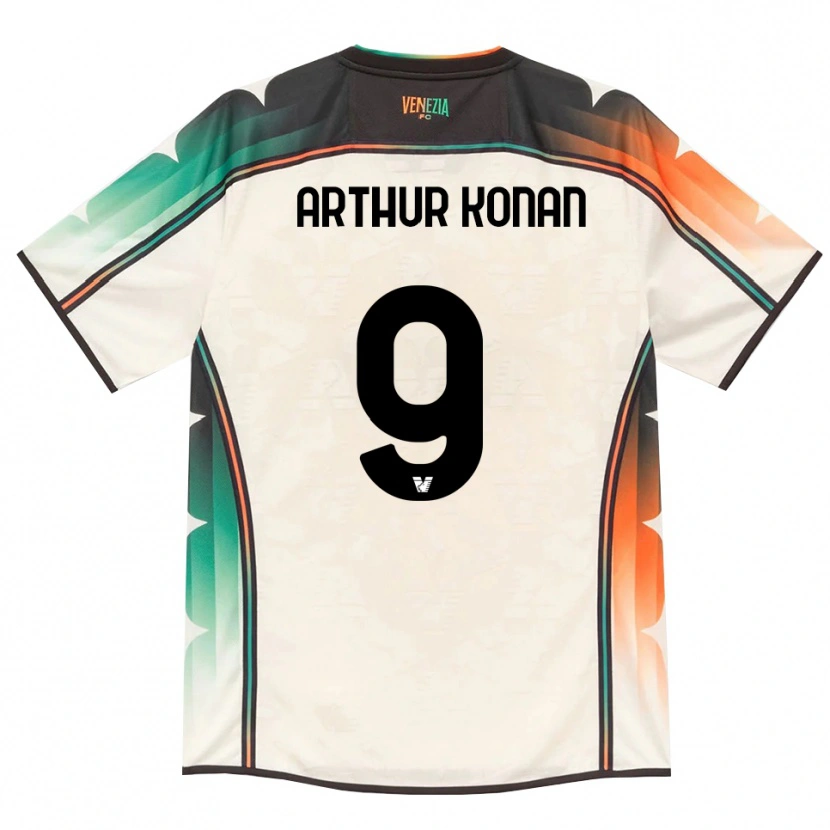 Danxen Donna Maglia Demoye Arthur Konan #9 Oldlace Arancio Verde Kit Gara Away 2026/27 Maglietta