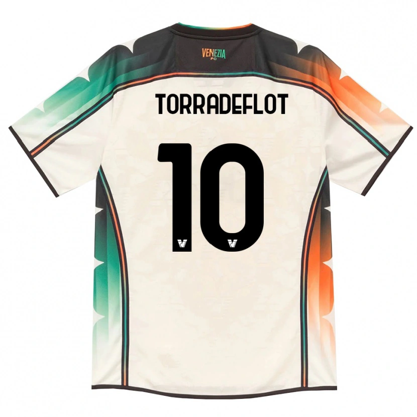 Danxen Donna Maglia Queral Torradeflot #10 Oldlace Arancio Verde Kit Gara Away 2026/27 Maglietta