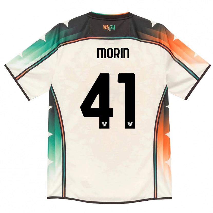 Danxen Donna Maglia Elena Morin #41 Oldlace Arancio Verde Kit Gara Away 2026/27 Maglietta