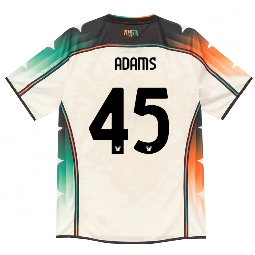Danxen Donna Maglia Akor Adams #45 Oldlace Arancio Verde Kit Gara Away 2026/27 Maglietta