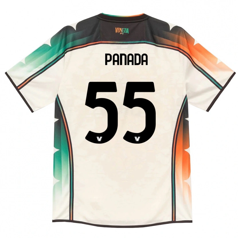 Danxen Donna Maglia Simone Panada #55 Oldlace Arancio Verde Kit Gara Away 2026/27 Maglietta