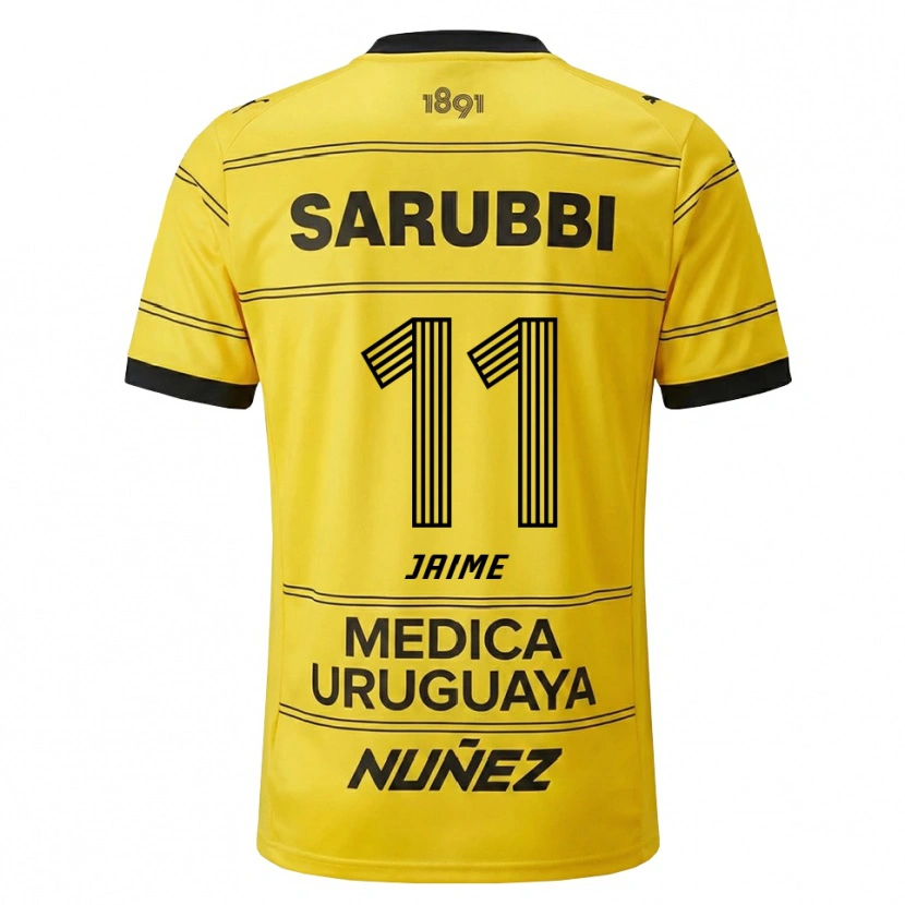 Danxen Donna Maglia Leonel Jaime #11 Giallo Nero Kit Gara Away 2026/27 Maglietta