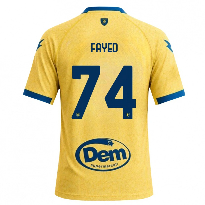 Danxen Donna Maglia Omar Fayed #74 Cachi Nero Blu Kit Gara Home 2026/27 Maglietta