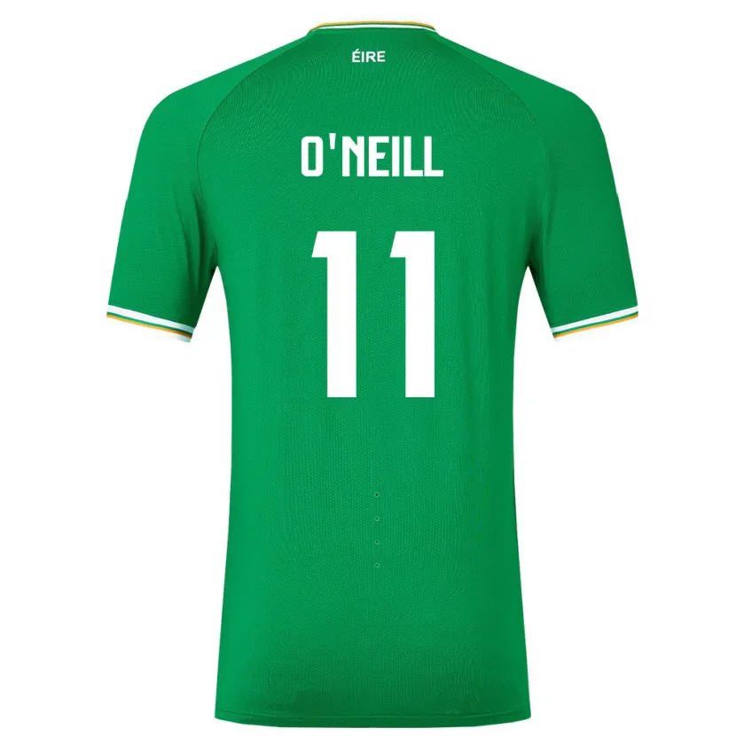 Danxen Bambino Maglia Irlanda Ollie O'neill #11 Verde Kit Gara Home 24-26 Maglietta