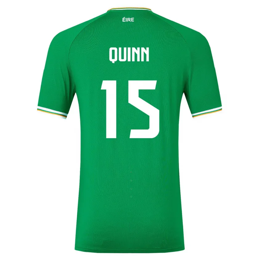 Danxen Bambino Maglia Irlanda Lucy Quinn #15 Verde Kit Gara Home 24-26 Maglietta