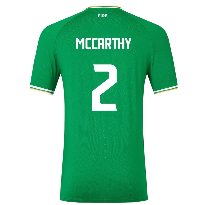 Danxen Bambino Maglia Irlanda Savannah Mccarthy #2 Verde Kit Gara Home 24-26 Maglietta