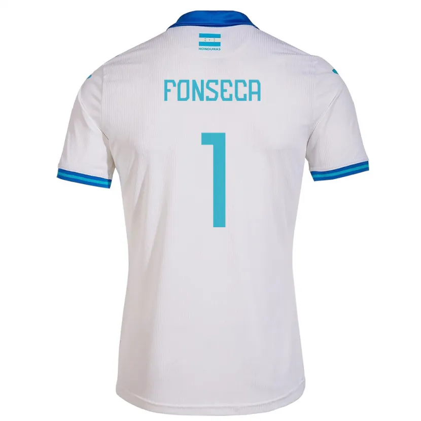Danxen Bambino Maglia Honduras Harold Fonseca #1 Bianco Kit Gara Home 24-26 Maglietta