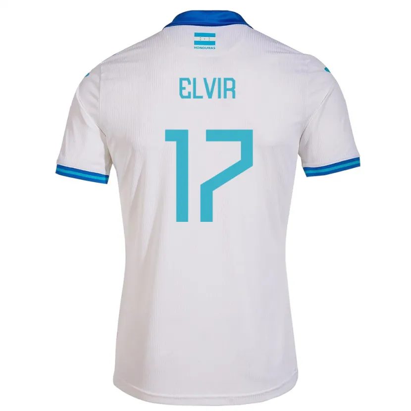 Danxen Bambino Maglia Honduras Samuel Elvir #17 Bianco Kit Gara Home 24-26 Maglietta