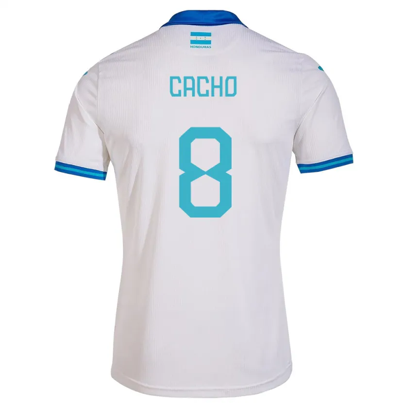 Danxen Bambino Maglia Honduras Daylor Cacho #8 Bianco Kit Gara Home 24-26 Maglietta