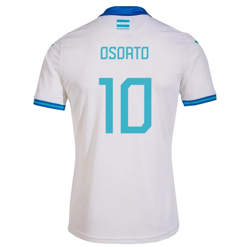 Danxen Bambino Maglia Honduras Roberto Osorto #10 Bianco Kit Gara Home 24-26 Maglietta