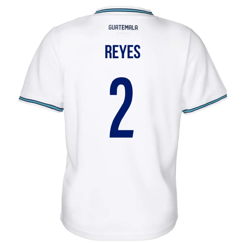 Danxen Bambino Maglia Guatemala Samantha Reyes #2 Bianco Kit Gara Home 24-26 Maglietta