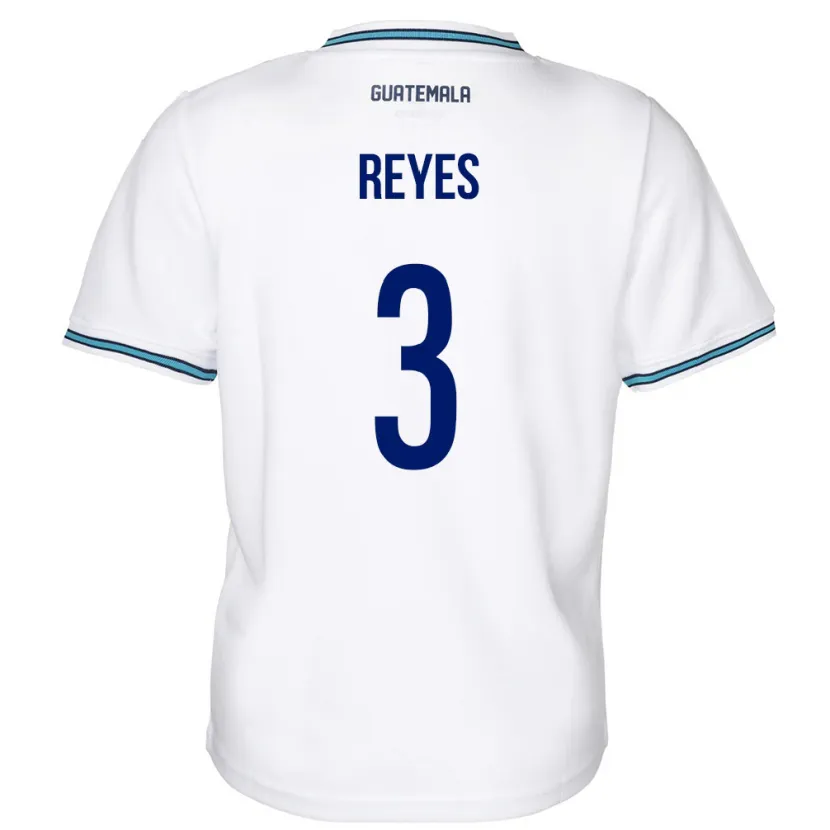 Danxen Bambino Maglia Guatemala Martha Reyes #3 Bianco Kit Gara Home 24-26 Maglietta
