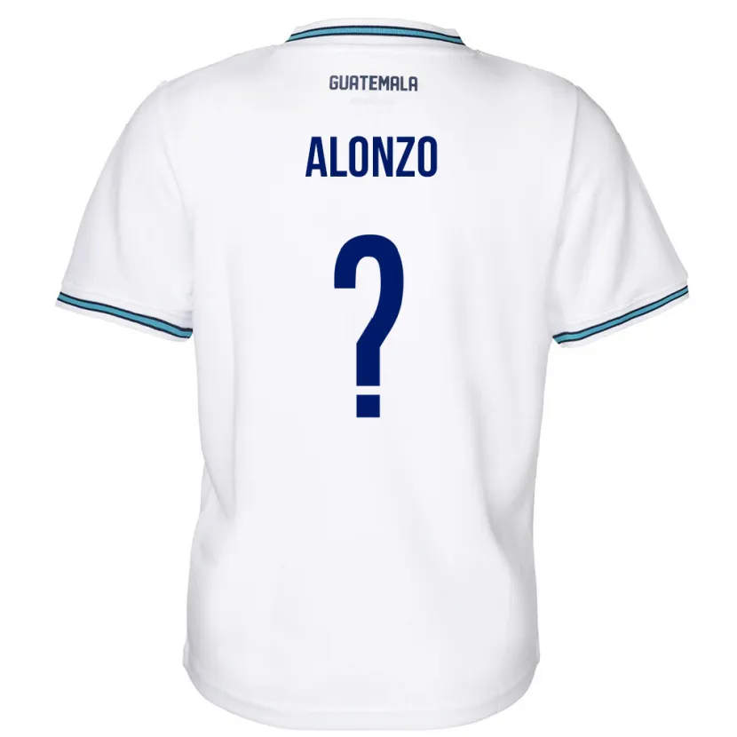 Danxen Bambino Maglia Guatemala Anya Alonzo #0 Bianco Kit Gara Home 24-26 Maglietta