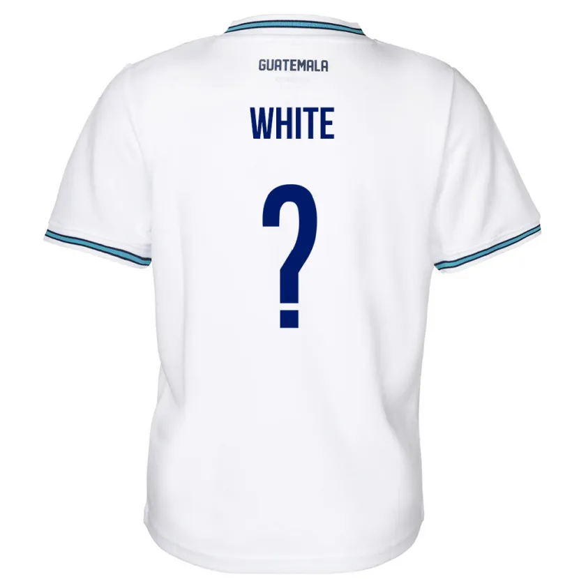 Danxen Bambino Maglia Guatemala Megan White #0 Bianco Kit Gara Home 24-26 Maglietta