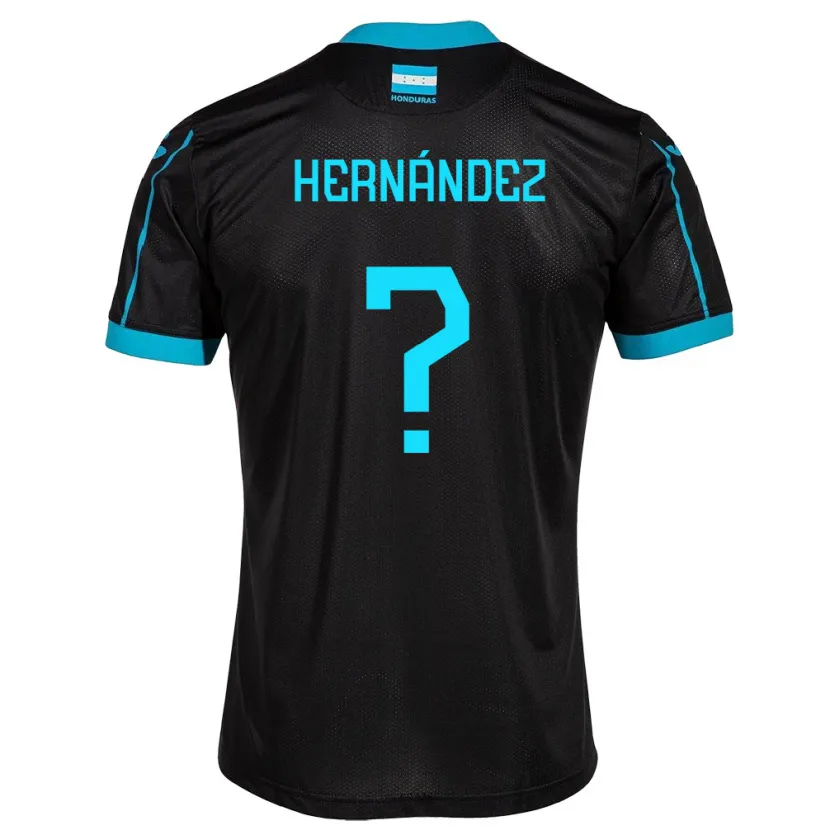 Danxen Bambino Maglia Honduras Riccy Hernández #0 Nero Kit Gara Away 24-26 Maglietta