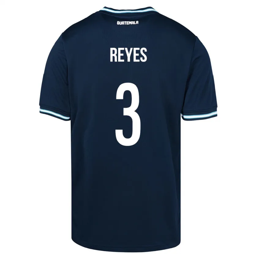 Danxen Bambino Maglia Guatemala Martha Reyes #3 Blu Kit Gara Away 24-26 Maglietta