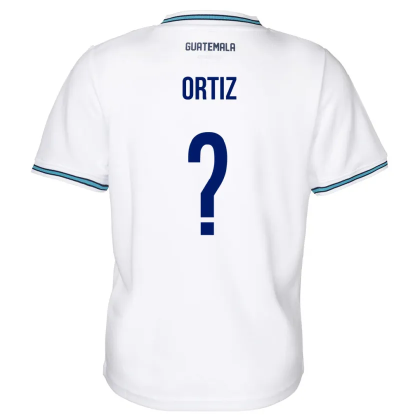 Danxen Uomo Maglia Guatemala Jenifer Ortiz #0 Bianco Kit Gara Home 24-26 Maglietta