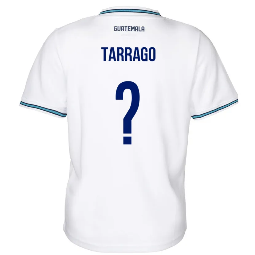 Danxen Uomo Maglia Guatemala María Tarrago #0 Bianco Kit Gara Home 24-26 Maglietta