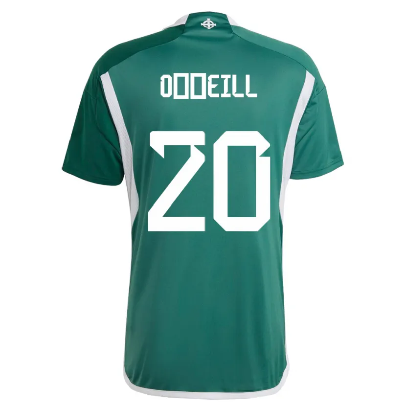 Danxen Uomo Maglia Irlanda Del Nord Ceadach O’neill #20 Verde Kit Gara Home 24-26 Maglietta
