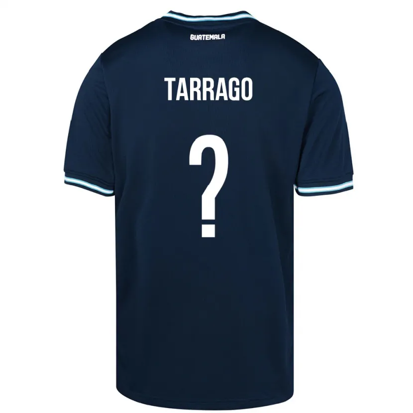 Danxen Uomo Maglia Guatemala María Tarrago #0 Blu Kit Gara Away 24-26 Maglietta