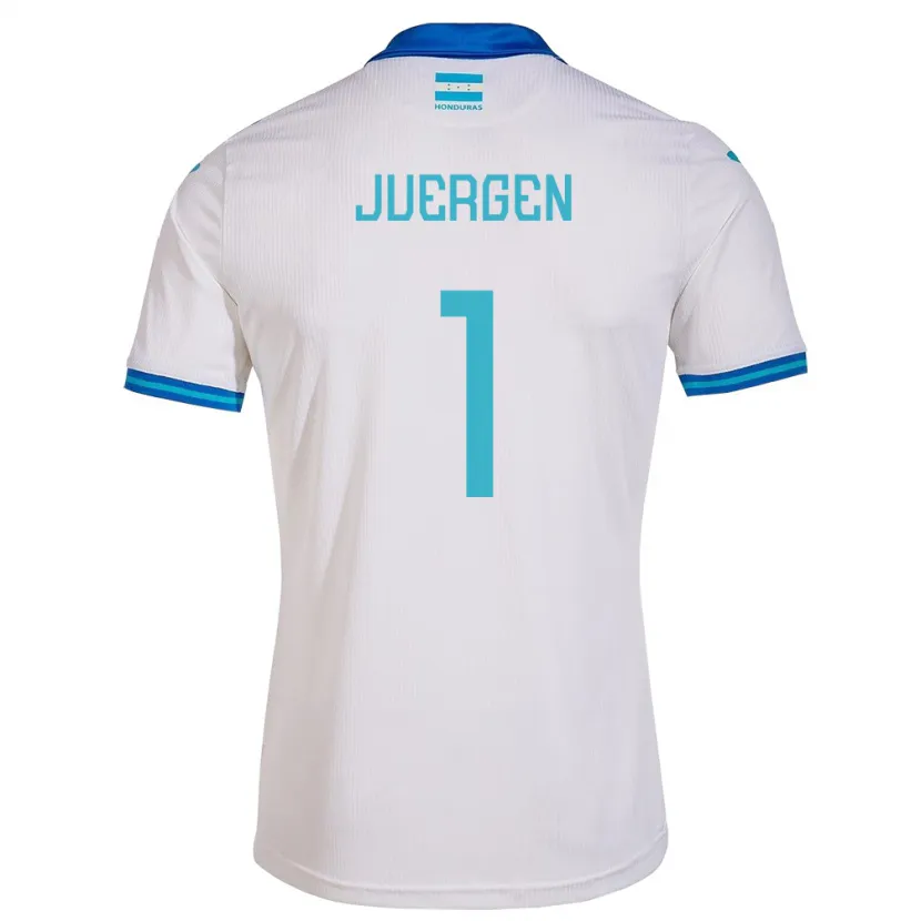 Danxen Donna Maglia Honduras Juergen García #1 Bianco Kit Gara Home 24-26 Maglietta